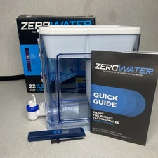 Zerowater 5 Stage Filtration 22 Cup Water Dispenser w/ Filter & Meter Tested