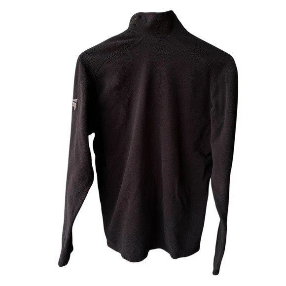 Helly Hansen Sweater Black Fleece Zip Up Outdoor Cold Weather Active Size Medium - Image 4 of 4