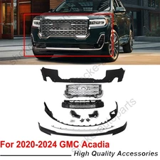 Front Bumper Cover Kit For 2020 2021 2022 2023 2024 GMC Acadia Replacement