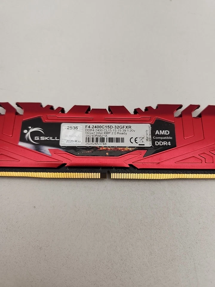 16GB G.Skill Flare X DDR4 2400MHz PC4-19200 for AMD Ryzen CL15 (1x16GB) - Image 3 of 3