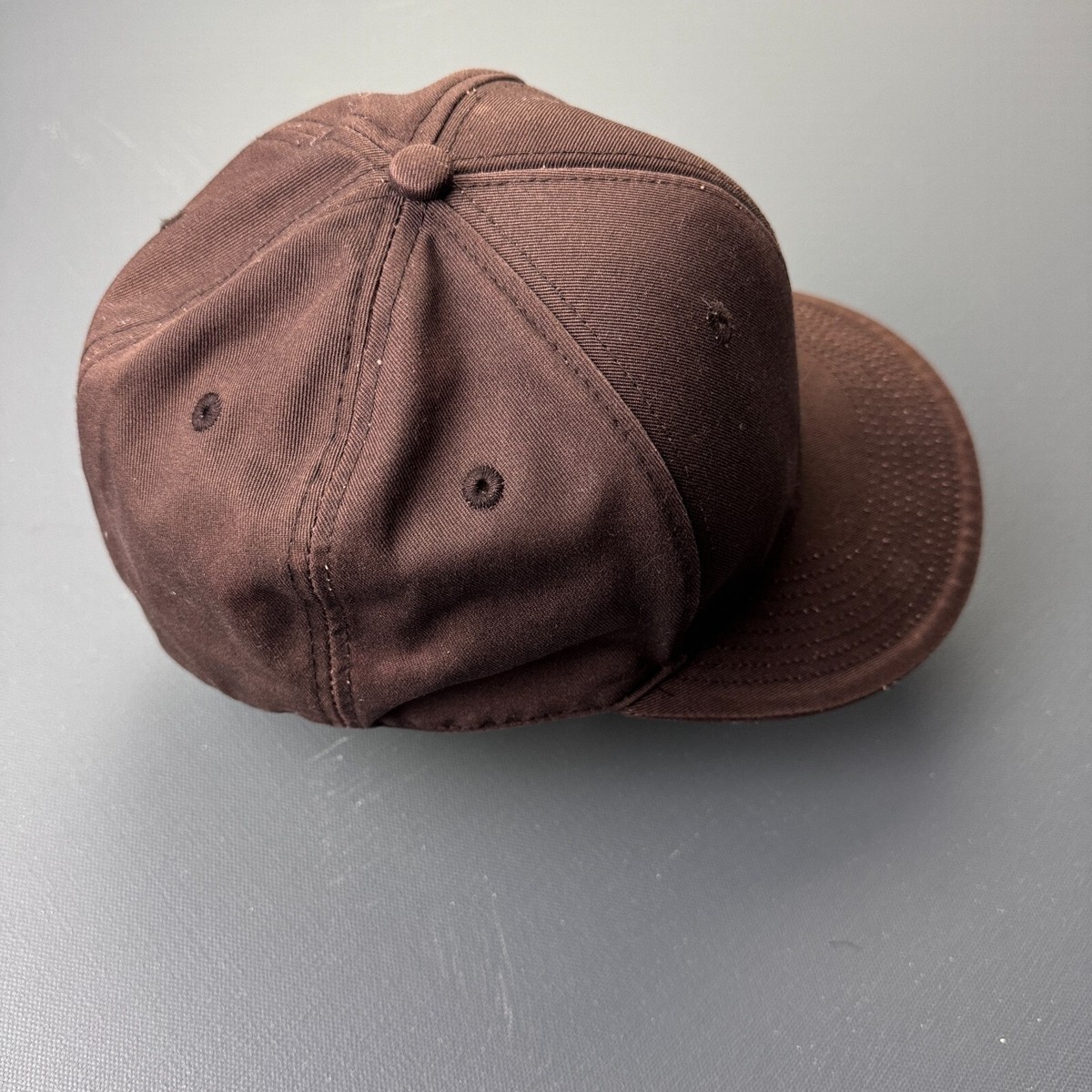 Dickies Baseball Cap Men's Small Brown Embroidered Logo Adjustable Workwear OSFA View 5