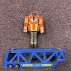 Super GoBots Staks Transport, Vintage 1984 Bandai Tonka Semi Truck Trailer