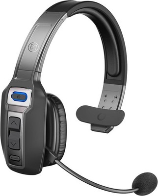 Trucker Wireless Mic Blue Parrot Bluetooth Noise Cancelling Headset Earpiece