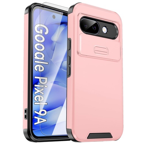 Rugged Lens Cover Shockproof Slim Case w/ Screen Protector For Google Pixel 9A - 第 17/19 張圖片