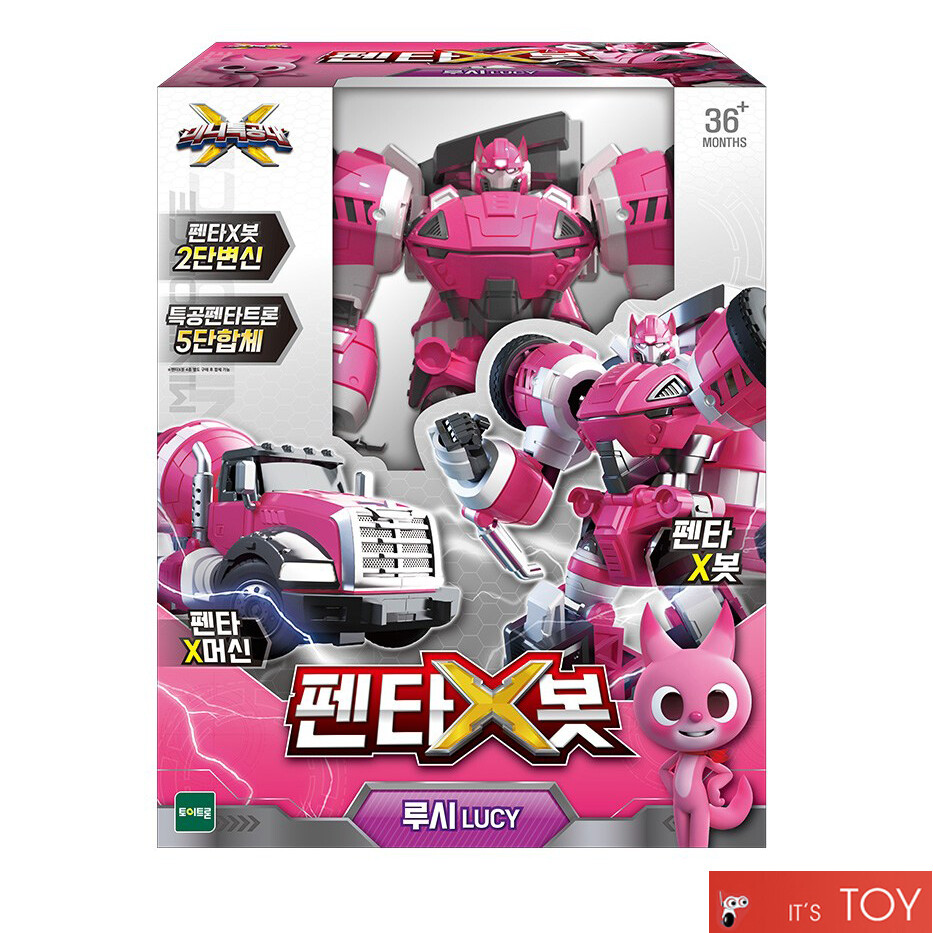 MINIFORCE PENTA X BOT LUCY Ver T. Lucybot Pink Transforming