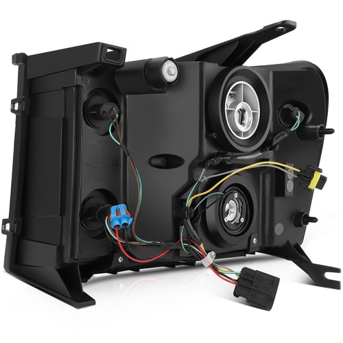 For 2007-2013 GMC Sierra 1500 2500HD 3500HD Left & Right Headlight W/ LEDDRL Set - Picture 12 of 15