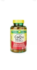 Spring Valley Rapid-Release CoQ10 60 Softgels, 300 mg Exp:12/2025