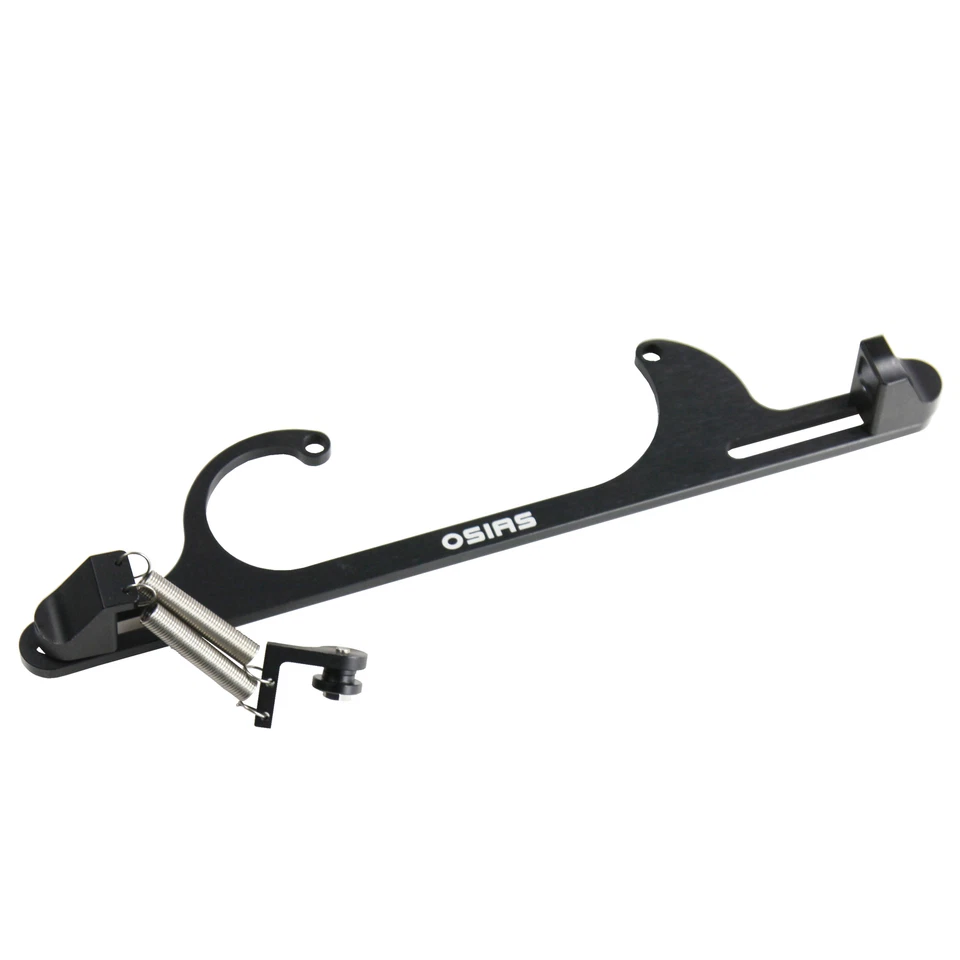 4150 4160 Serie Negro Billet Aluminio Acelerador Cable Carburador Soporte Carburador 350 Foto 2 de 4