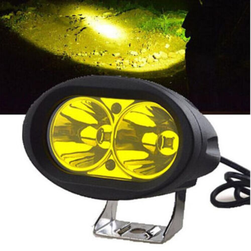 20W Yellow Spot LED Work DRL Light Bike ATV SUV Motorcycle Driving Fog Headlight - Picture 1 of 12