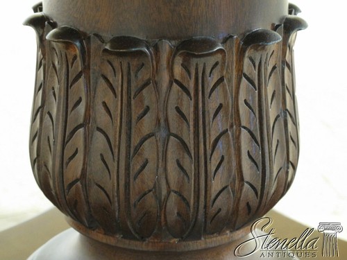 L55134EC: HENKEL HARRIS Round Mahogany Center Table Model #2200 ~ Brand NEW - Picture 8 of 12