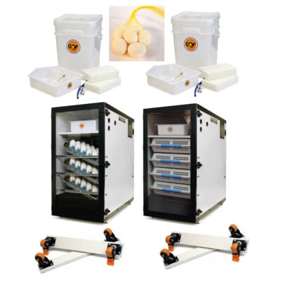 G.Q.F. MANUFACTURING COMPANY NEW Complete GQF Hatch Setup 1500 Incubator | 1550 Hatcher | Water Tank + Extras