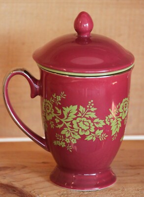 Classic Coffee And Tea Company Tea Cup With Lid And Infuser
