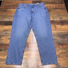 American Eagle Mom Jean 18 Long 34w High Rise Classic Medium New