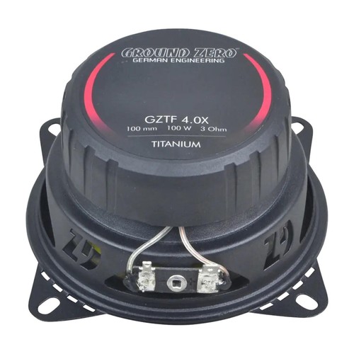 Ground Zero Titanium GZTF 4.0X 4 Inch 2 Way Car Van Coaxial Door Speaker 70w RMS - Picture 4 of 5