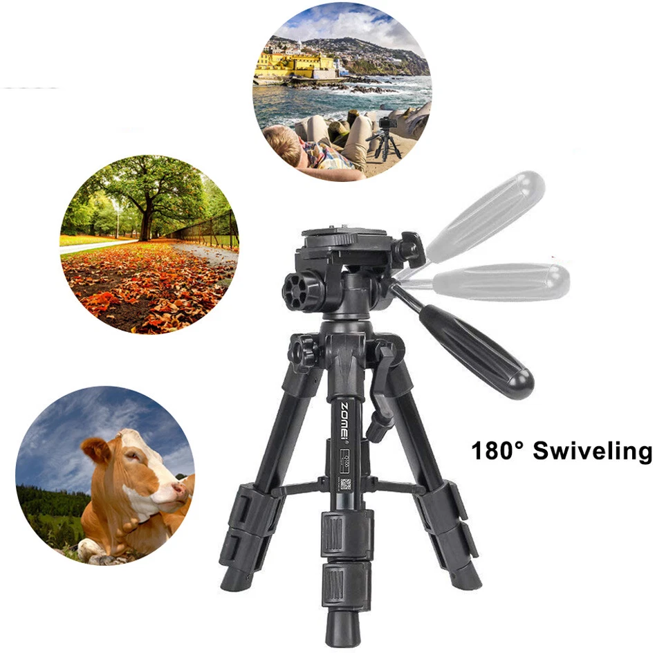 ZOMEI Table Portable Mini Tripod Flexible Stand Holder For DSLR Camera Phone - Image 3 of 4