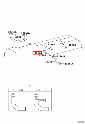 Genuine Hilux RZN149 RZN148 RZN147 RZN142 1R 2RZ 3RZ PCV Valve Rubber Grommet x2 - Picture 19 of 20