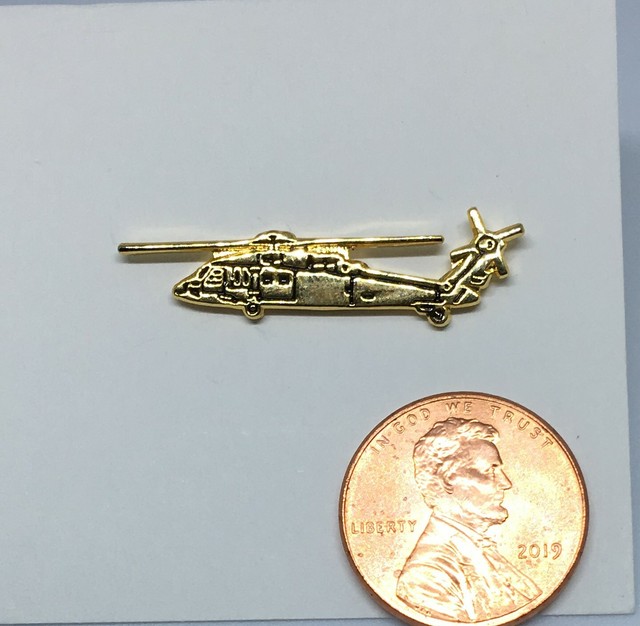 UH60 Blackhawk Sikorsky US Army Helicopter Lapel, Vest, or Hat Pin