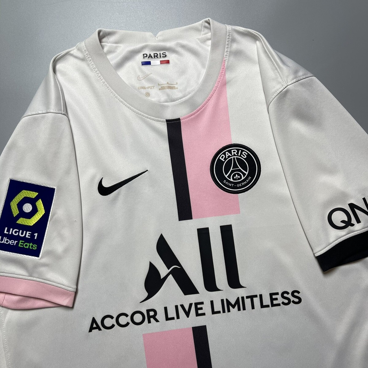 PSG NIKE 2021/2022 FOOTBALL SOCCER AWAY JERSEY #30 MESSI