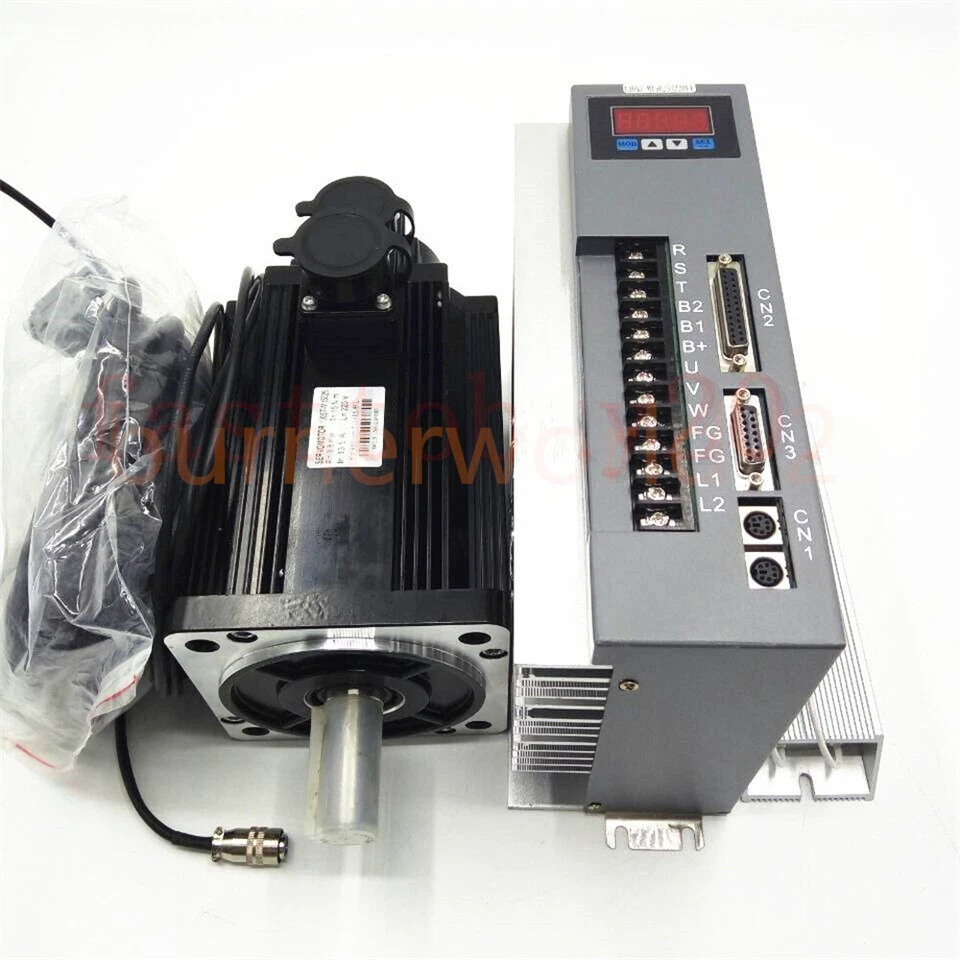 3.8KW 15NM AC 220V Servo Motor CNC Servo Driver Kit NEMA52 for CNC Router Sewing - Image 2 of 4