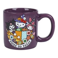 Bioworld Hello Kitty Trick or Treat 16 Ounce Ceramic Mug - Multicolored - OSFA