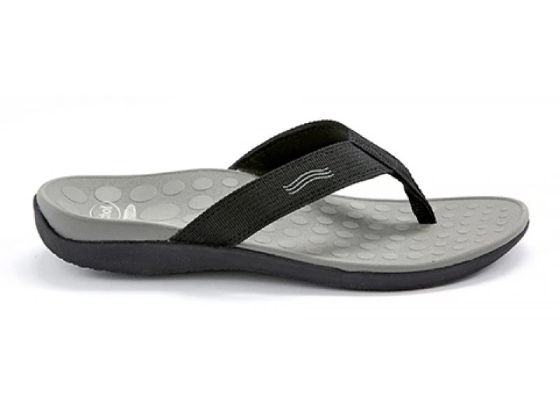 Scholl Orthaheel Orthotic Wave II Supportive Thong Black All Men Women Sizes