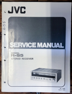 JVC R-S5 Receiver Service Manual *Original* | eBay