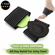 Cushioned Foot Arch Support for Plantar Fasciitis, Fallen Arches,1 Pair