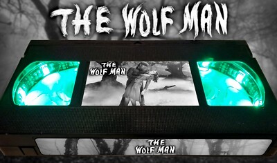 The Wolf Man (1941) - Retro VHS Lamp +Remote Control - Classic Monster Horror