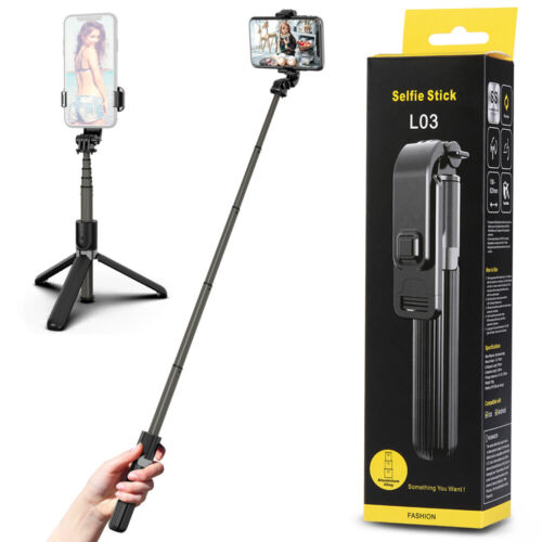 Home Travel Use Wireless Selfie Stick Tripod 360 ° for Apple & Android Devices - Picture 1 of 12