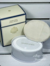 Estee Lauder WHITE LINEN Perfumed Body Powder, 3.5 oz/100g, NIB+Free Shipping