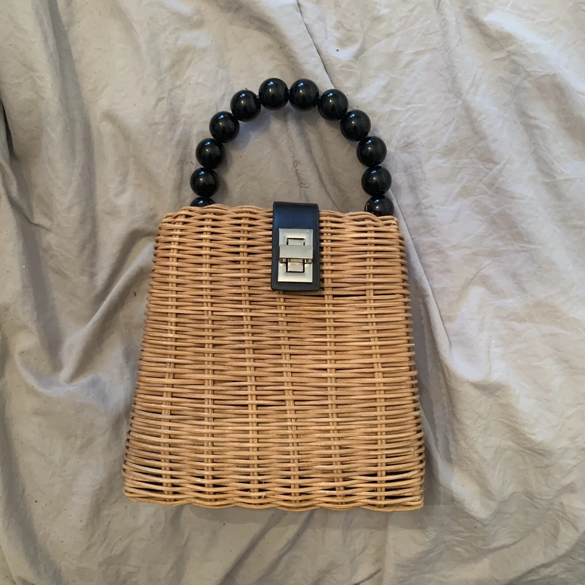Wicker bag hotsell zara