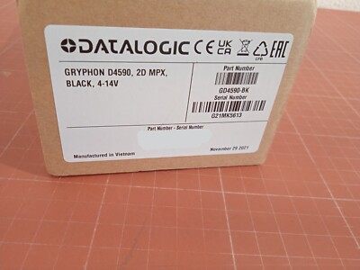 DATALOGIC Gryphon D4590 2D MPX Black 4-14V GD4590-BK _0.6_6
