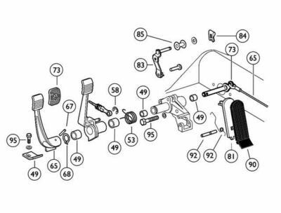 beetle VW TYPE 1 3 BUG GHIA SUPER BEETLE ACCELERATOR PEDAL REPAIR