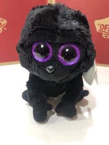 NEW! TY Beanie Boos - GEORGE the Gorilla With Purple Glitter Eyes - 9 Inch 8421371440 | eBay