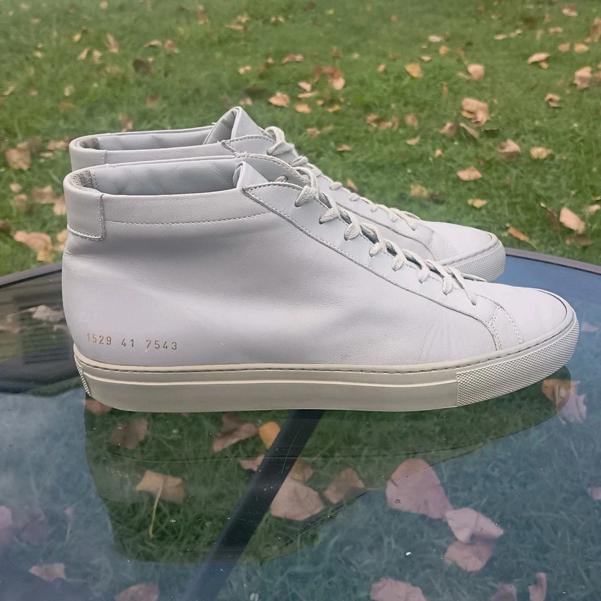 コモンプロジェクトAchilles Mid White 42 COMMON PROJECTS Achilles Sneakers for Men for Sale | Shop Men's
