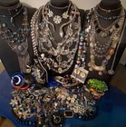 80+ Pc Vtg-Now Spring Bling Boho Retro Estate Costume Jewelry 4+# LT34
