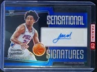 2024-25 Panini Prizm Black Jared McCain RC Sensational Signatures Auto Blue /49