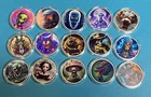 Lot Of 15 Haleybug Colorized UV Silver Rounds