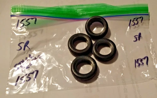 Four (4) Tires For your Model Kit  1/24/25 scale  parts only  PACKAGE # 1557 @