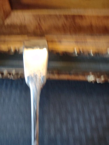 English Georgian Sterling Silver Berry Spoon Hand Chased Gilded Floral Bowl 1837 - Picture 3 of 16