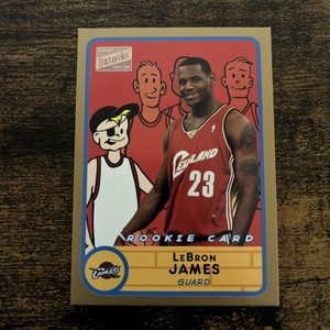 レブロン Lebron James 2003-04 Bazooka RC LeBron James 2003 Bazooka #276 Gold Price Guide - Sports