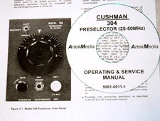 CUSHMAN 304 PRESELECTOR OPERATING & SERVICE MANUAL
