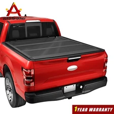 5.5 Ft Bed Low Profile Hard Tri Fold Tonneau Cover For 2015-2024 Ford F150