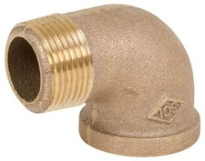Smith-Cooper 36SE1010L Street Elbow 1" Lead-Free Brass Class 125 MPT x FPT