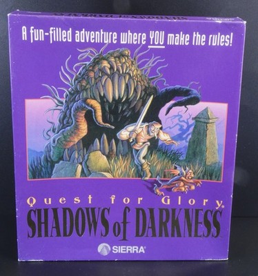 Quest for Glory IV: Shadows of Darkness PC Game Floppy Purple Box Version