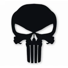 Punisher Skull - Vinyl Decal Sticker - CHOOSE Size & Color