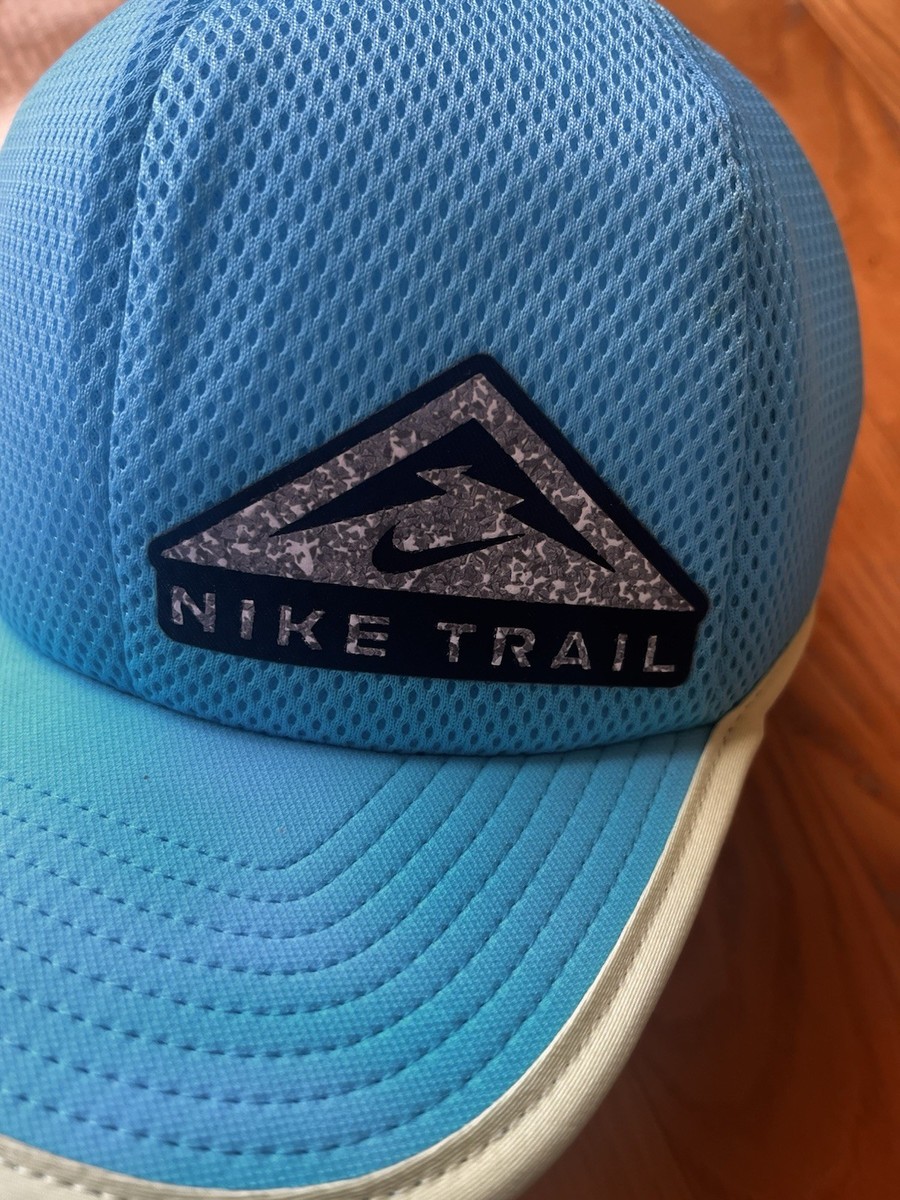 RARE Nike Trail Pro Dri-Fit Adjustable Running Hat Mesh Outdoors