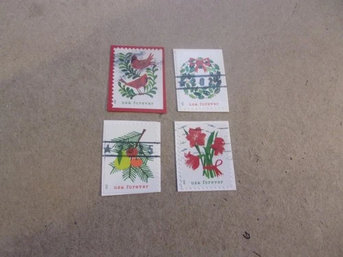 USA Used, 2025 Issue, holiday Cheer, (Set of4), Scott #6033.36