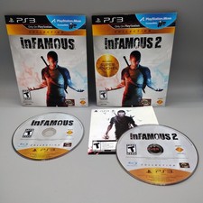 InFamous 1 & 2 Collection in Cardboard Sleeve Sony PlayStation 3 PS3 Games