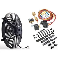 JEGS 52133K Universal Electric Fan 16 Diameter Straight Blade Includes: Wiring H